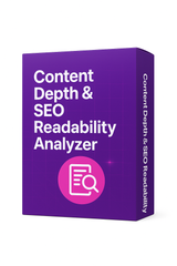 Content Depth & SEO Readability Analyzer