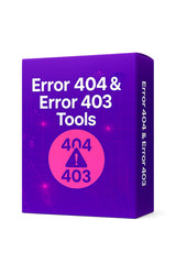 Error 404 & 403 Management Tool